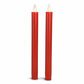 LED kronelys stearin - 2 stk. - 22,2 cm - m/3D flamme - (flere farver) - Billede 6