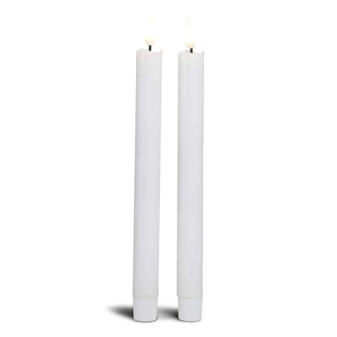 LED kronelys stearin - 2 stk. - 22,2 cm - m/3D flamme - (flere farver) - Billede 9