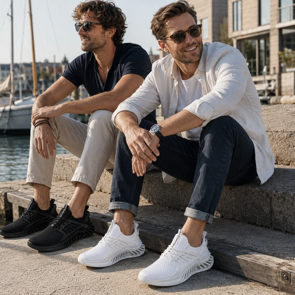 Sneakers – lette og åndbare med sporty komfort til både kvinder og mænd - Billede 3