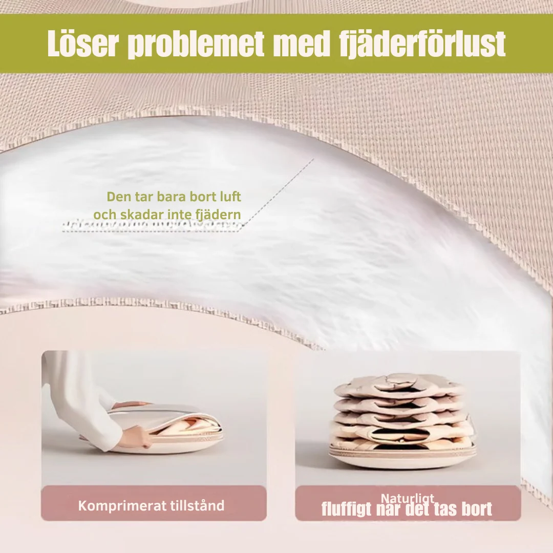 SpaceSaverBag™ | Pladsbesparende hængende tøjpose med selvkomprimerende lynlås - Billede 5