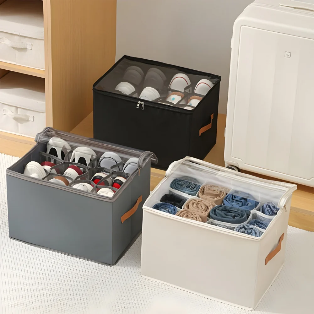 CubiqBox™ – Sammenfoldelig Pladsbesparende Opbevaringsboks - Billede 5