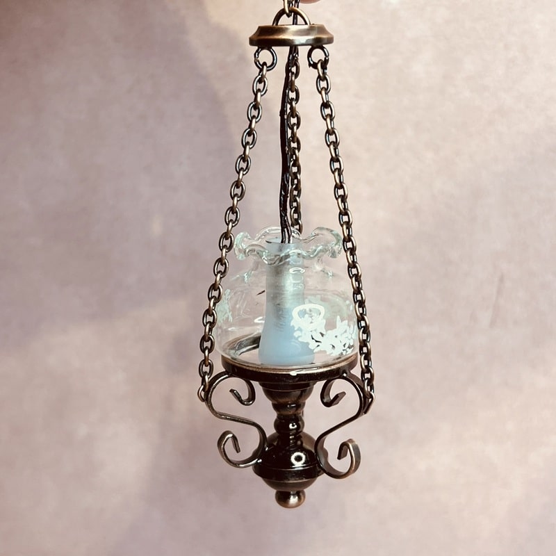 Petroleums loftlampe - Billede 6