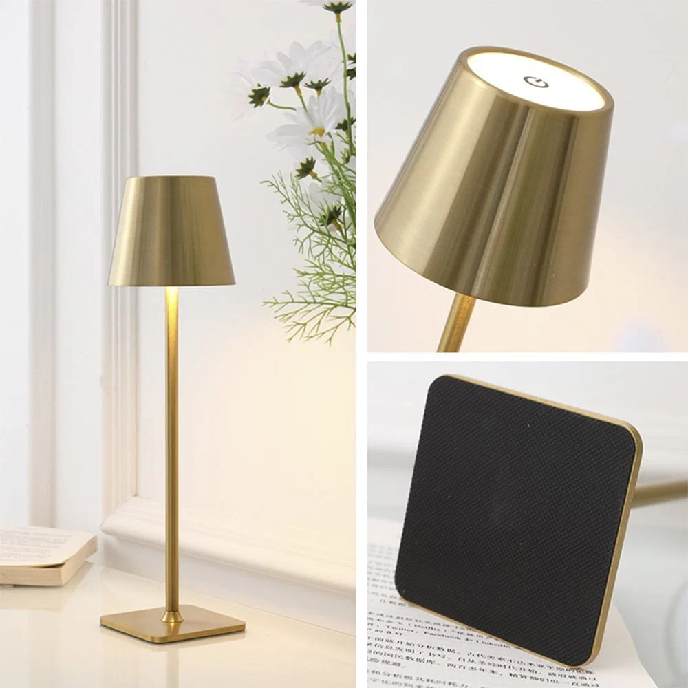 Bordlampe LED m/touch - ledningsfri - 4 farver - Billede 2
