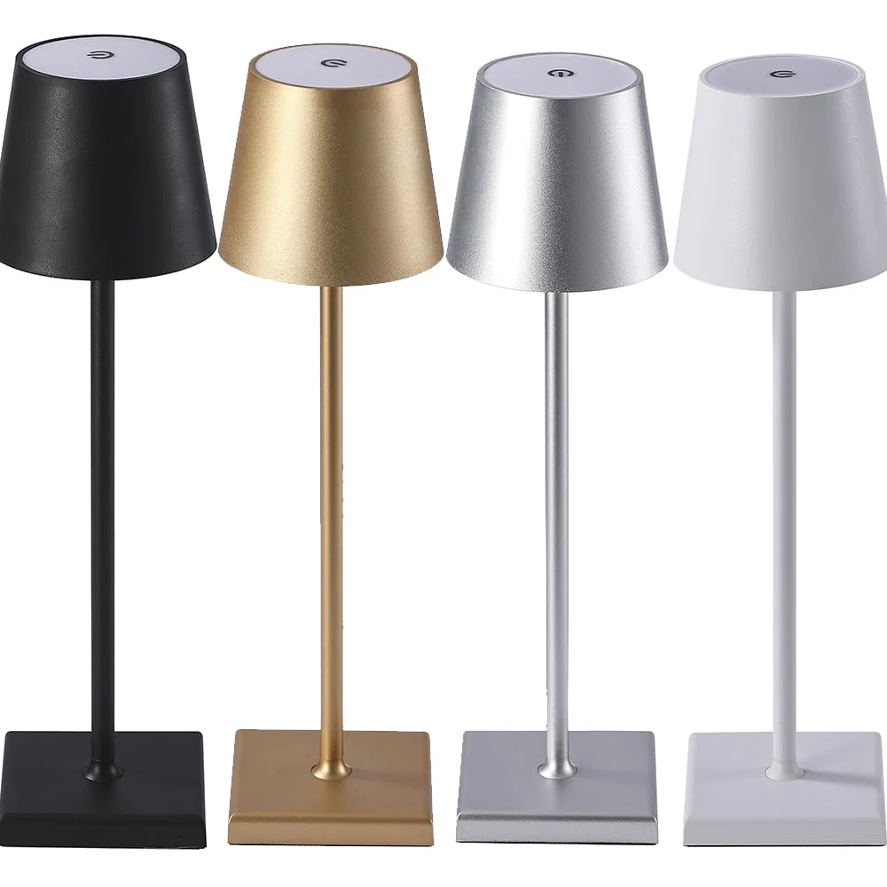 Bordlampe LED m/touch - ledningsfri - 4 farver - Billede 3