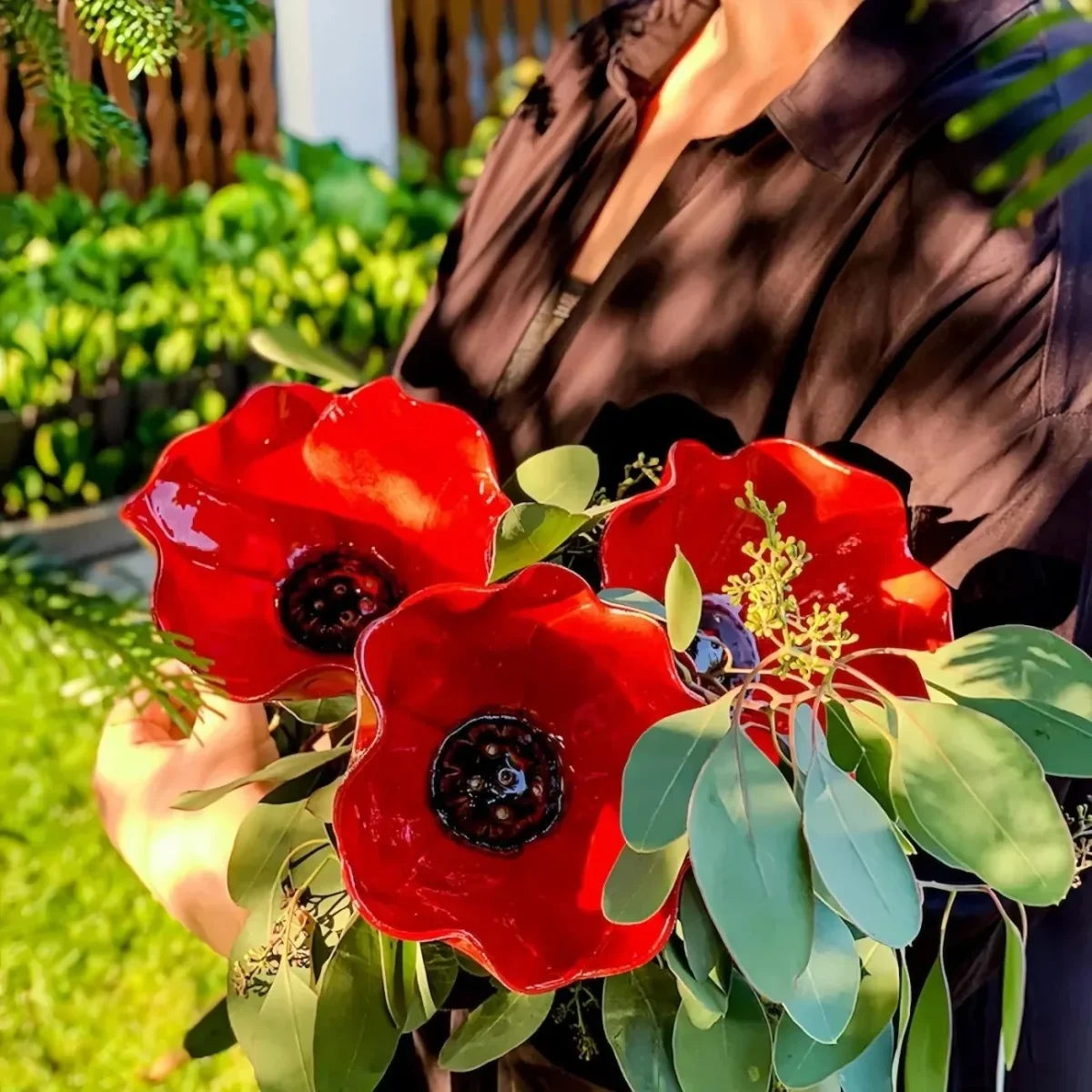PetalHaven Garden™ – Have Fuglebad & Bestøver Vandstation - Billede 6