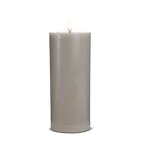 LED Stearinlys -1 stk. - ø7,5 x 20 cm - m/3D flamme - (flere farver) - Billede 7