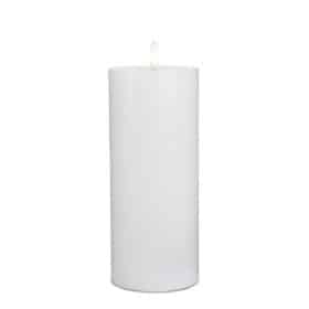LED Stearinlys -1 stk. - ø7,5 x 20 cm - m/3D flamme - (flere farver) - Billede 6
