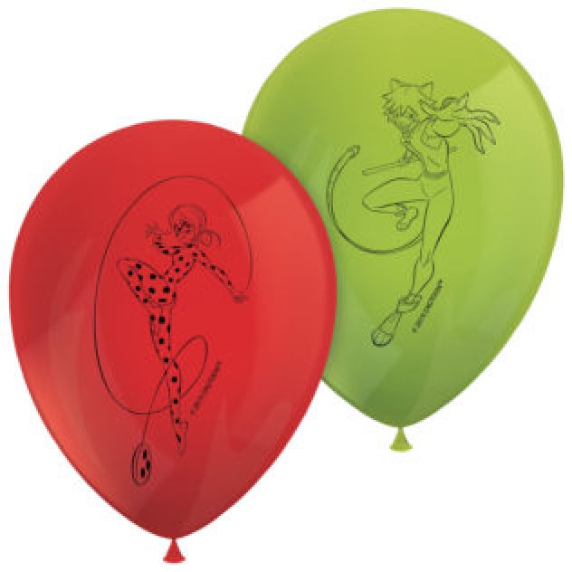 Balloner Miraculous 8-pak - Billede 2