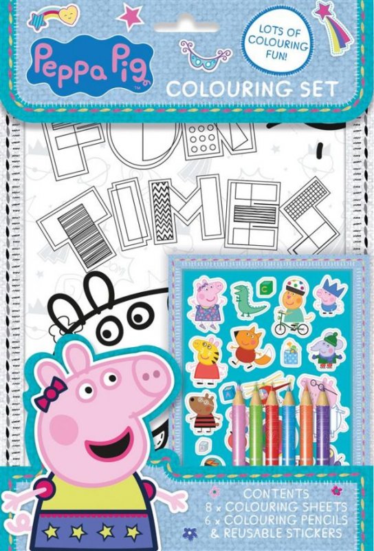 Farvesæt Gurli Gris/Peppa Pig - Billede 2