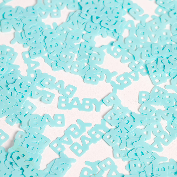 Konfetti Blå “BABY” 14g - Billede 2