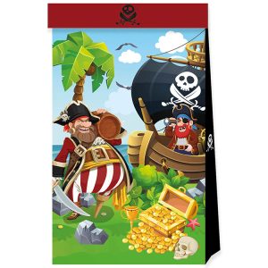 Piratfest Papirposer 4-pakning