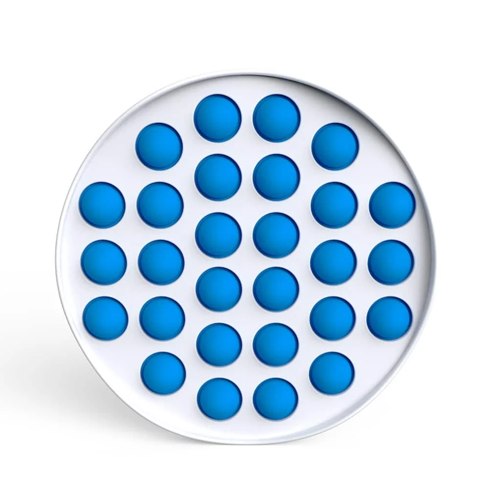 Fidget Toys - Pop It Bubbles - Hvid Cirkel (flere farver) - Billede 4