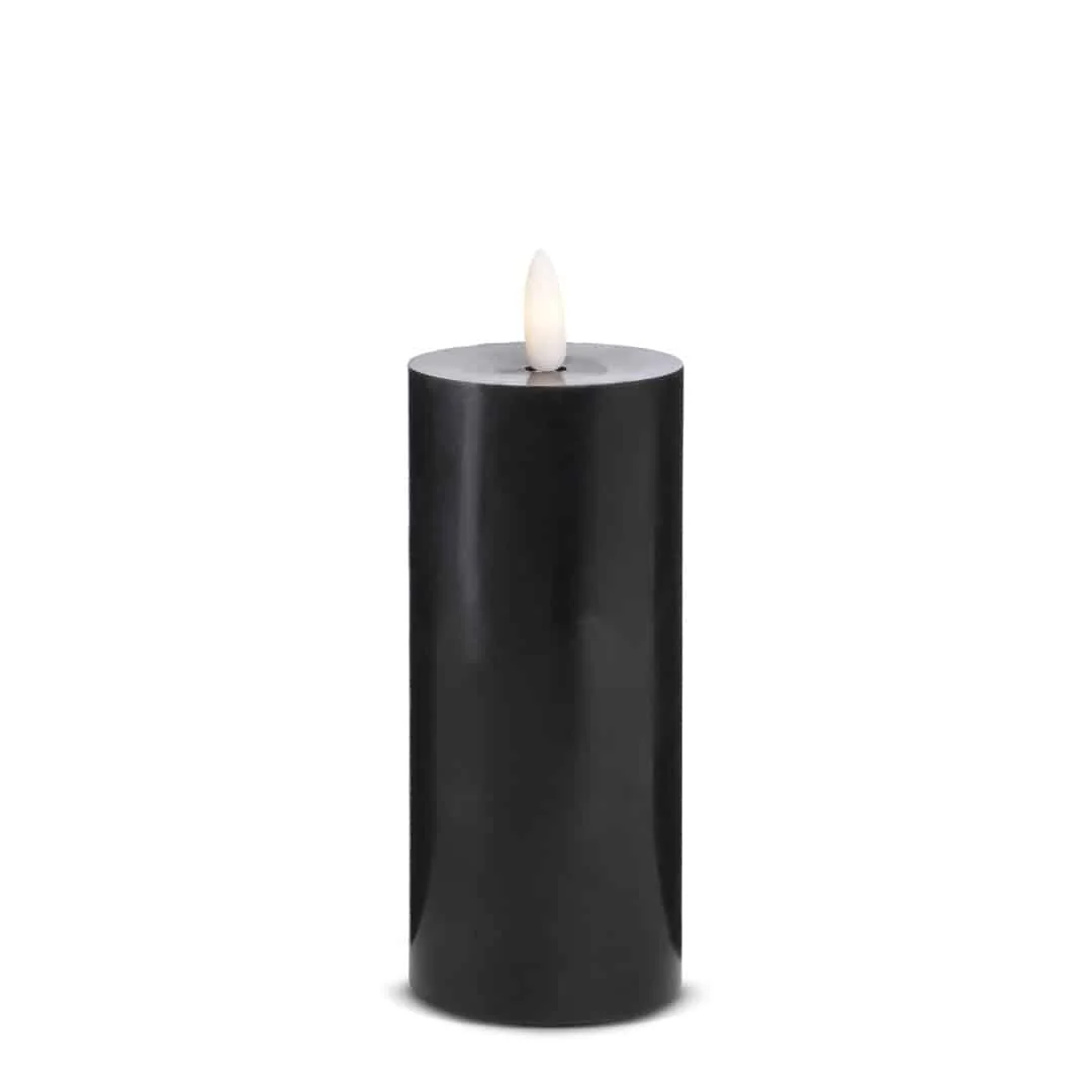 LED Stearinlys -1 stk. - ø5,5 x 15 cm - m/3D flamme - (flere farver) - Billede 5